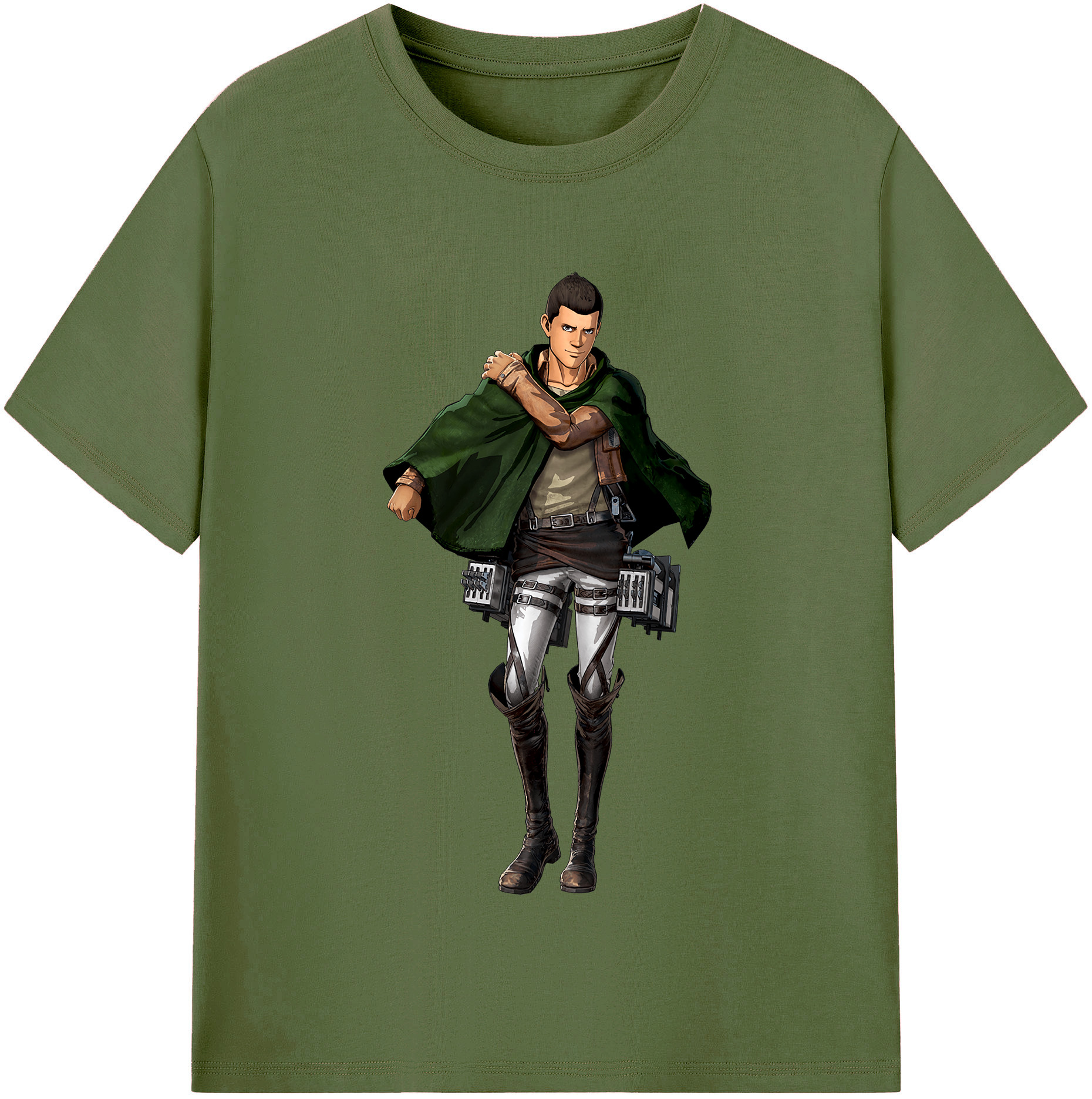 （画像用） 進撃の巨人 Attack on Titan 綿100％半袖Tシャツ（フロントプリント）